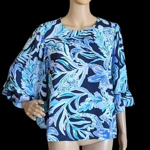 LILLY PULITZER TOP BLOUSE-small